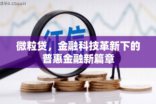 库车微粒贷，金融科技革新下的普惠金融新篇章