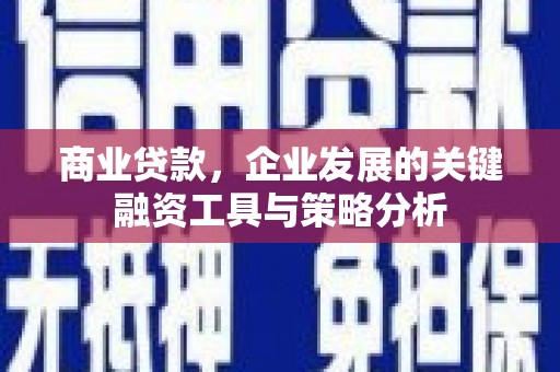 库车商业贷款，企业发展的关键融资工具与策略分析