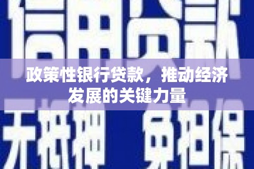库车政策性银行贷款，推动经济发展的关键力量