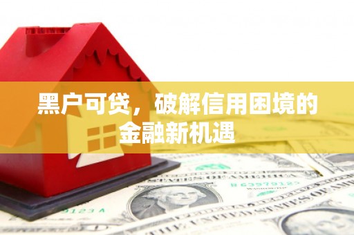 库车黑户可贷，破解信用困境的金融新机遇